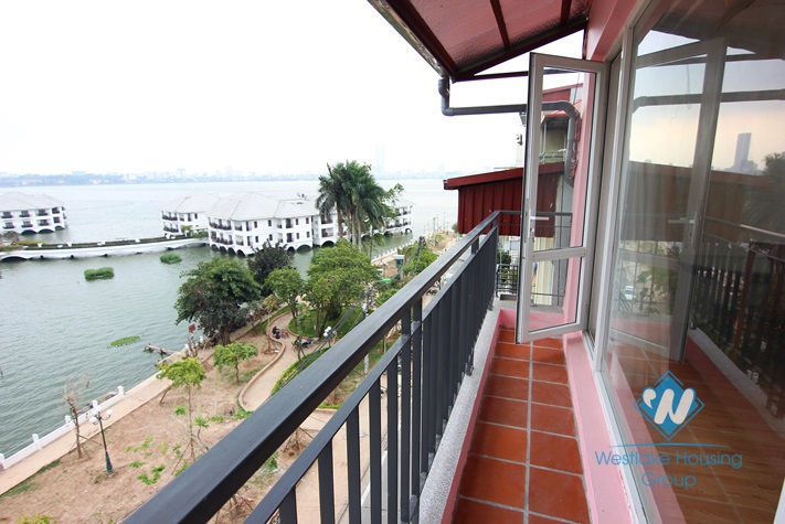 Nice apartment with one bedroom and two bathrooms for rent in Au Co, Tay Ho, Ha Noi